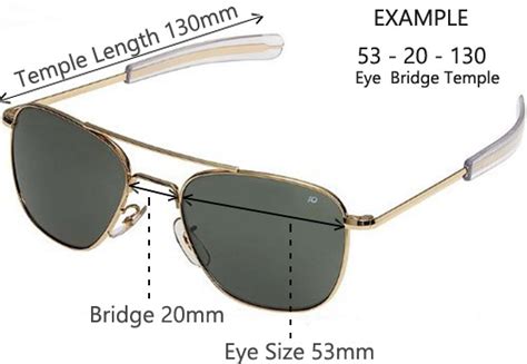 how big is 55mm sunglasses|how to check sunglasses size.